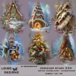 Designer Stash 255 - Artsy Overlays - Christmas - cu4cu/cu/pu