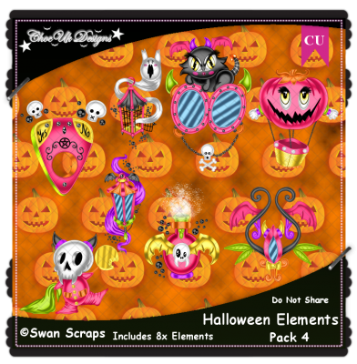 Halloween Elements CU/PU Pack 4