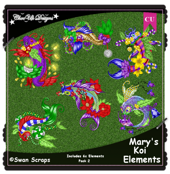 Marys Koi Elements CU/PU Pack 2 - Click Image to Close