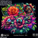 AI - Zombie Flowers - CU001 (CU4PU/PNG)