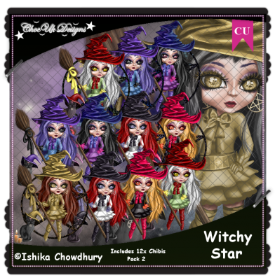 Witchy Star CU/PU Pack 2