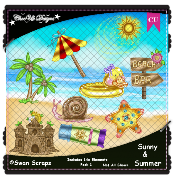 Sunny & Summer Elements CU/PU Pack 1 - Click Image to Close