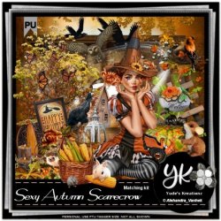 Sexy Autumn scarecrow