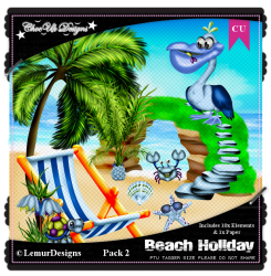 Beach Holiday CU/PU Pack 2