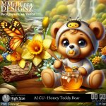 AI - CU Honey Teddy Bear (CU4PU/PNG)