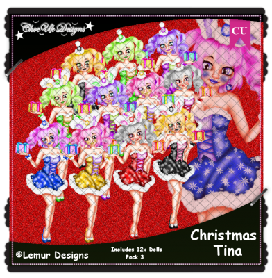 Christmas Tina CU/PU Pack 3