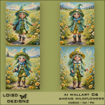 AI - Wall Art 06 - Among The Wildflowers - cu4cu/cu/pu