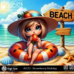 AI - CU Strawberry Holiday (CU4PU/PNG)