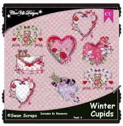 Winter Cupids Elements CU/PU Pack 4