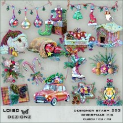 Designer Stash 253 - Christmas Mix - cu4cu/cu/pu