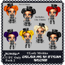 Color Me In Steam CU/PU Becky Pack 2