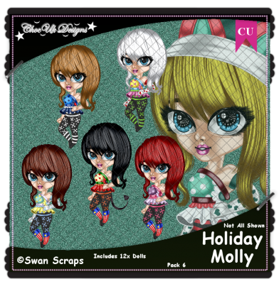 Holiday Molly CU/PU Pack 6