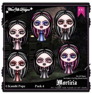 Morticia CU/PU Pack 4