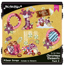 Christmas Elements CU/PU Pack 3 Christmas Elements CU/PU Pack 3