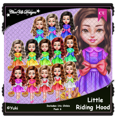 Little Riding Hood CU/PU Pack 6