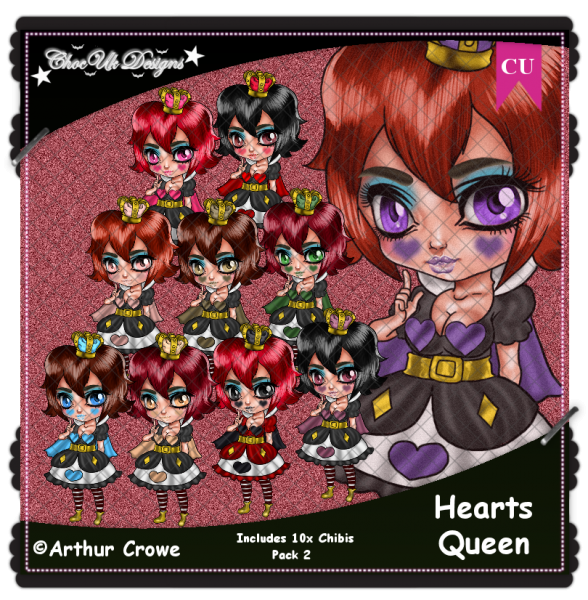 Hearts Queen CU/PU Pack 2 - Click Image to Close