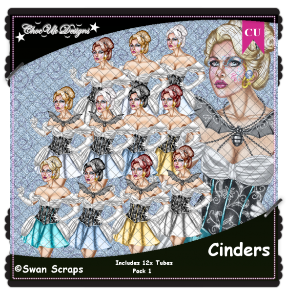 Cinders CU/PU Pack 1 - Click Image to Close