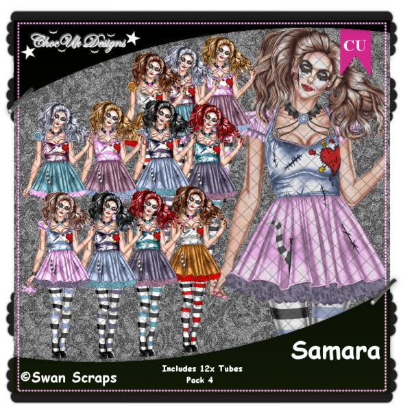 Samara CU/PU Pack 4 - Click Image to Close