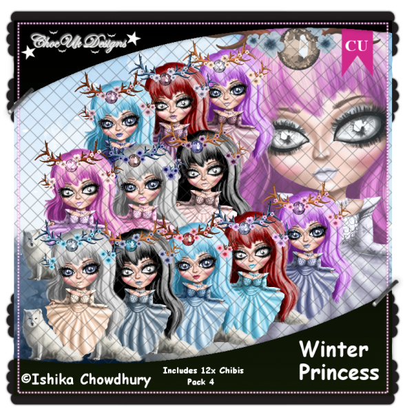 Winter Princess CU/PU Pack 4 - Click Image to Close