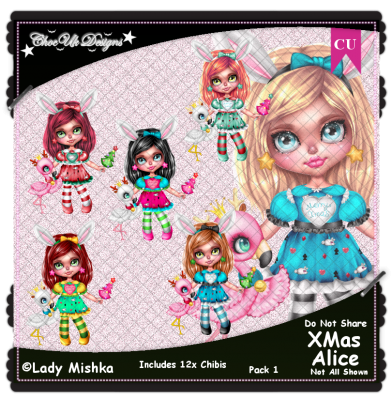 XMas Alice CU/PU Pack 1