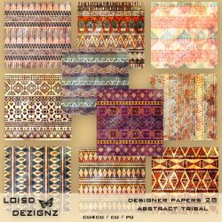 Designer Papers 28 - Abstract Tribal