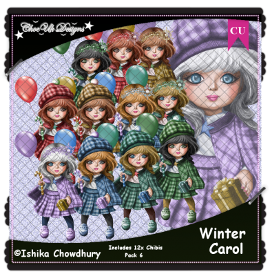 Winter Carol CU/PU Pack 6