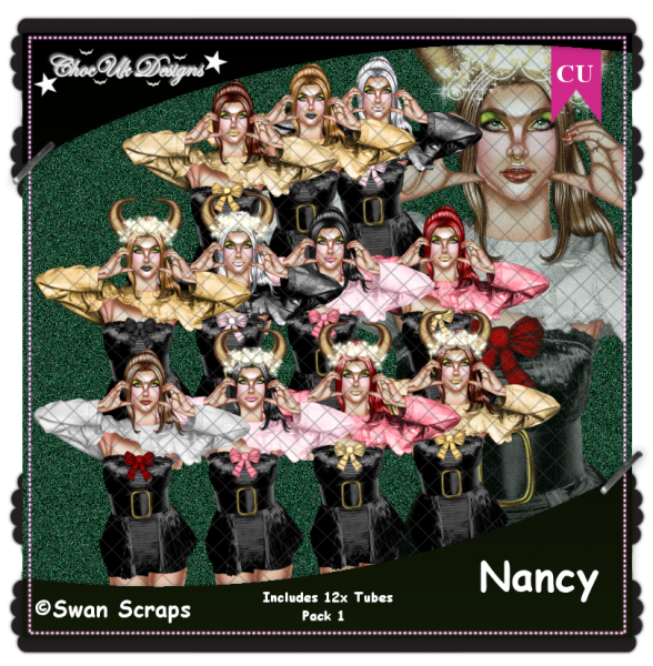 Nancy CU/PU Pack 1 - Click Image to Close