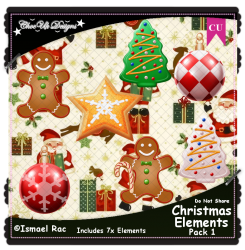 Christmas Elements CU/PU Pack 1 Christmas Elements CU/PU Pack 1