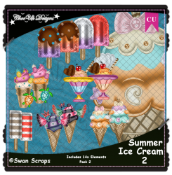 Summer Ice Cream 2 CU/PU Pack 2