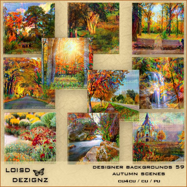 Designer Backgrounds 59 - Autumn Scenic - cu4cu/cu/pu - Click Image to Close