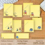 DD Children's Stationary - Yellow