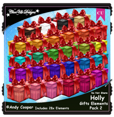 Holly Gifts Elements CU/PU Pack 2