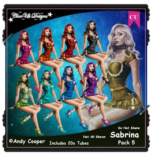 Sabrina CU/PU Pack 5 - Click Image to Close