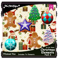 Christmas Elements CU/PU Pack 3 Christmas Elements CU/PU Pack 3