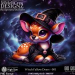 AI - Witch Fallow Deers - CU001 (CU4PU/PNG)