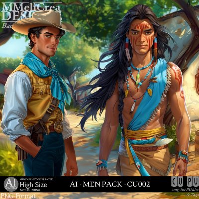 AI - MEN PACK CU002 (CU4PU/PNG)
