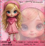 AI Tube 41 Little Girl - Pink - cu4cu/cu/pu