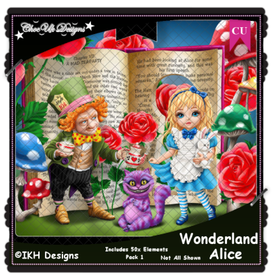 Wonderland Alice Elements CU/PU Pack