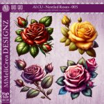 AI - Nestled Roses - CU003 (CU4PU/PNG) AI - Nestled Roses - CU003 (CU4PU/PNG)