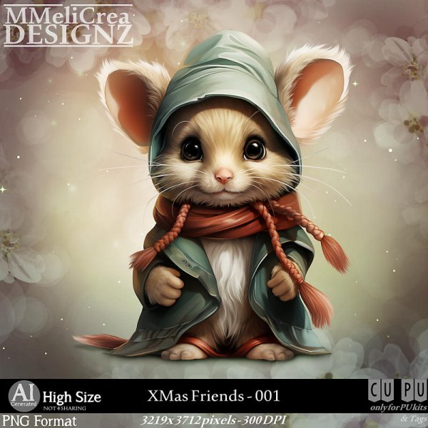 AI - XMas Friends - CU001 (CU4PU/PNG/PACK) - Click Image to Close