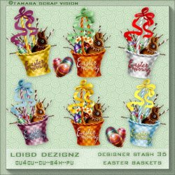 Designer Stash 36 - Easter Baskets - CU4CU/CU/PU