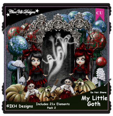 My Little Goth Elements CU/PU Pack 2