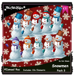 Snowmen Elements CU/PU Pack 3