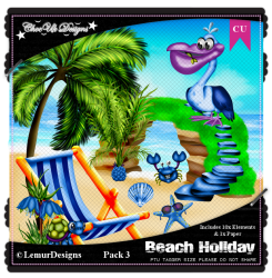 Beach Holiday CU/PU Pack 3
