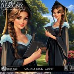 AI - GIRLS PACK CU013 (CU4PU/PNG)