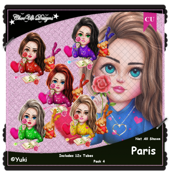 Paris CU/PU Pack 4 - Click Image to Close