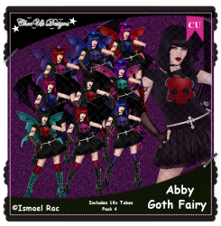 Abby Goth Fairy CU/PU Pack 4