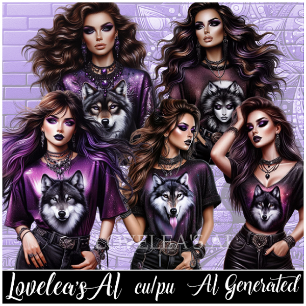 LADY PURPLE WOLF PACK - Click Image to Close