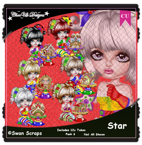 Star CU/PU Pack 6 - Click Image to Close