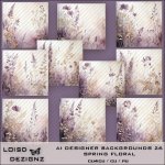 AI Designer Backgrounds 26 - Spring Floral - cu4cu/cu/pu